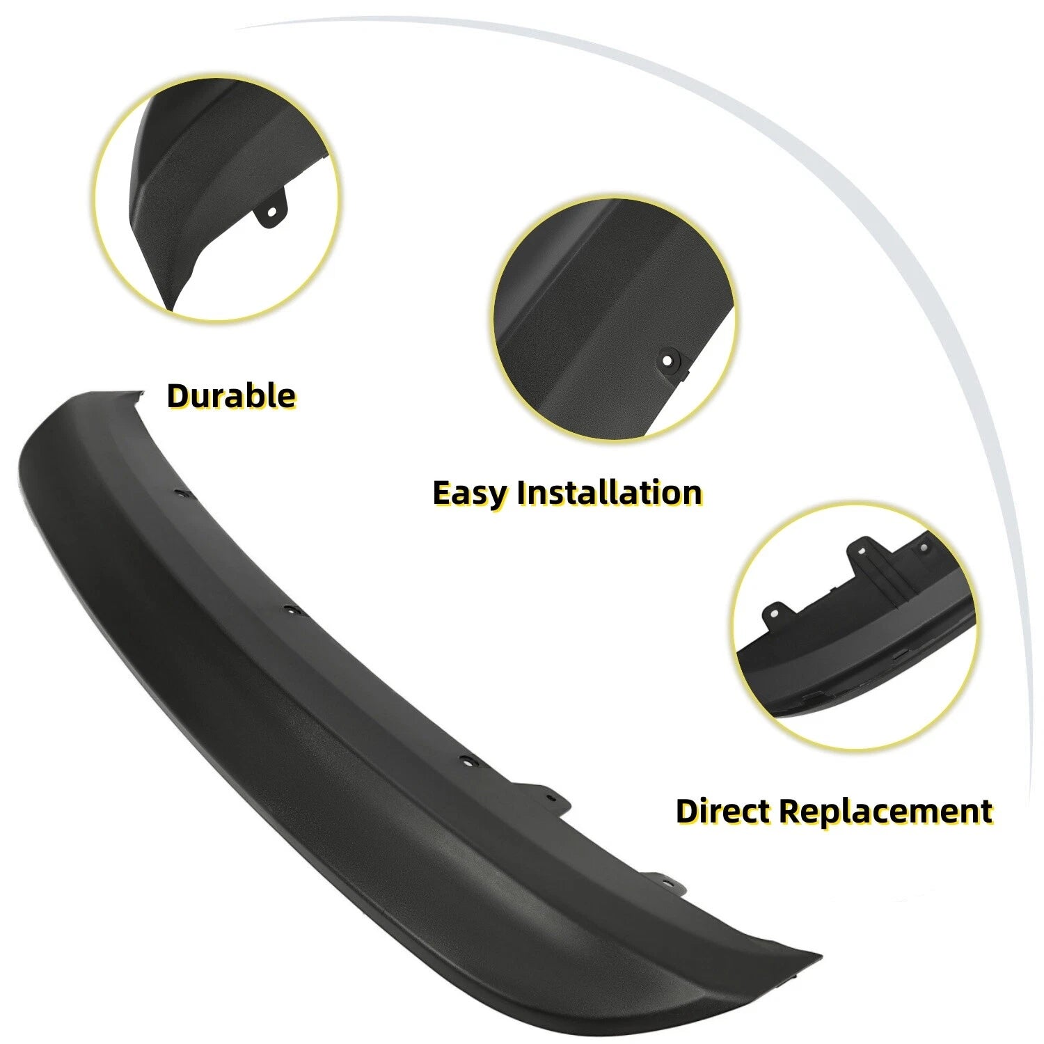 Lower Rear Bumper Valance Cover for Hyundai Elantra (2014–2016)