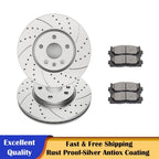 Front Disc Rotor Brake Pad for Chevy Equinox Malibu Impala Terrain (2010–2019)