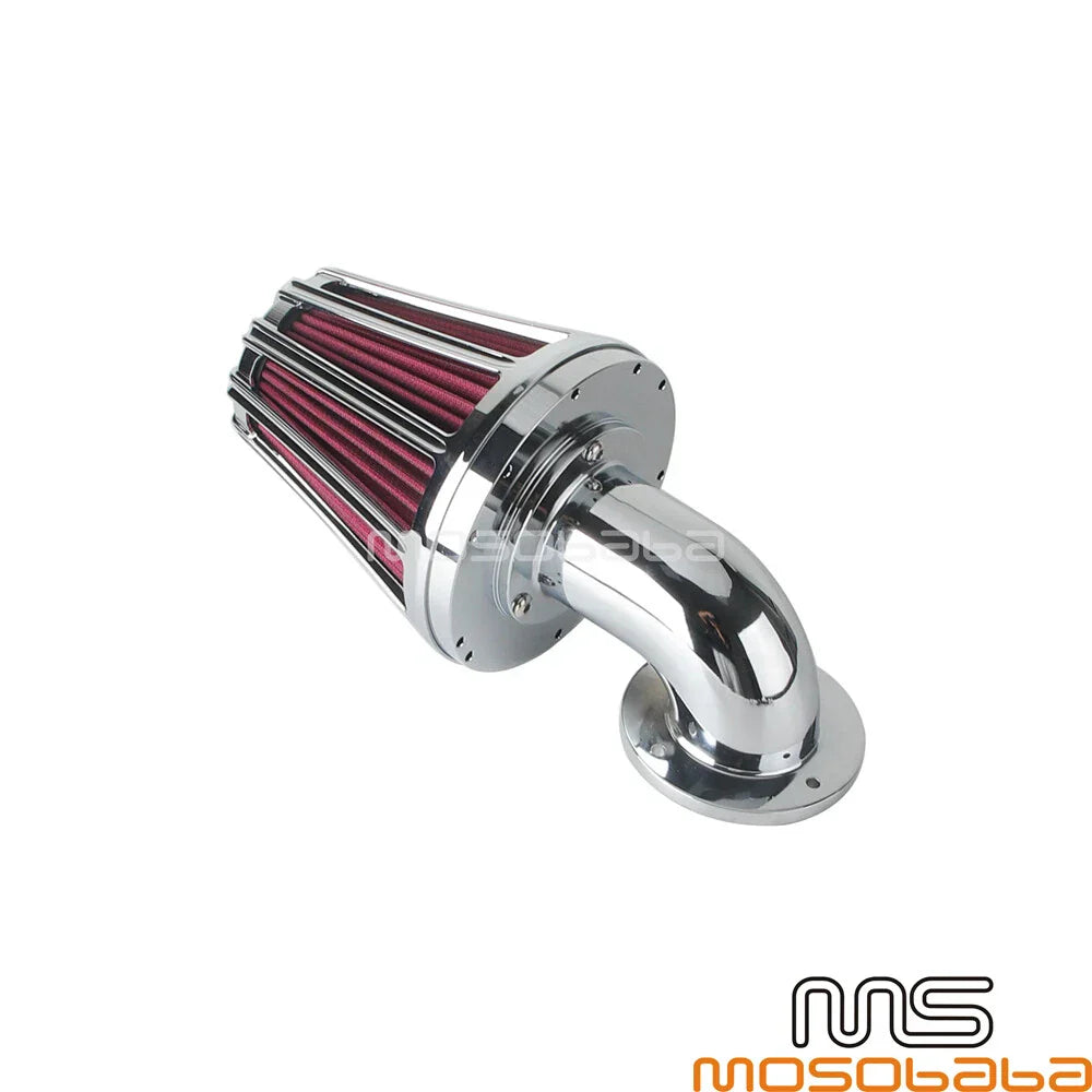 Chrome Air Filter Cleaner Intake for Harley Sportster Roadster XL883R (2004-2023)