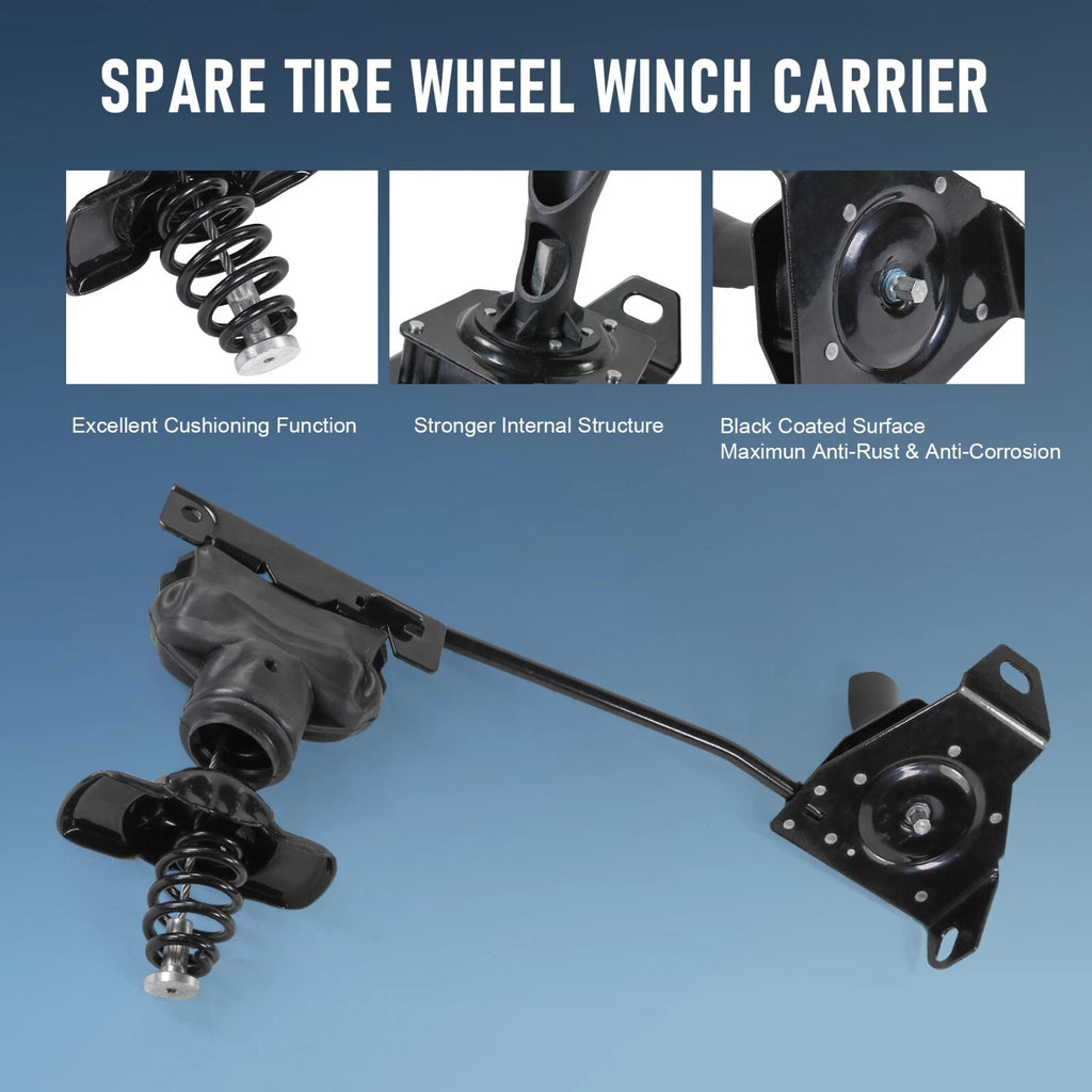Spare Tire Carrier & Hoist Assembly for GMC Envoy Trailblazer (2002–2009)