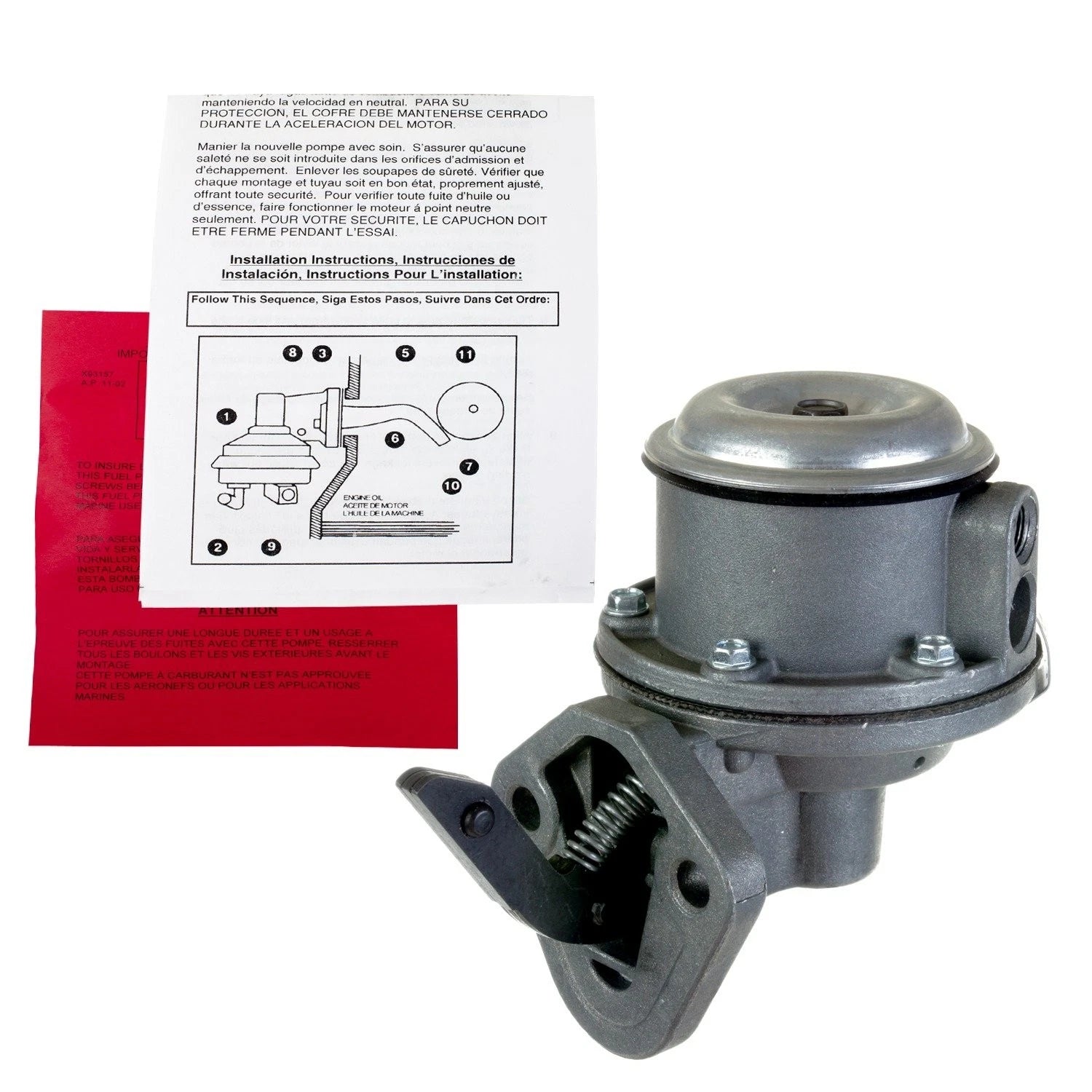 Delphi MF0073 Mechanical Fuel Pump for Chevrolet Chevy II/Impala (1962–1967)