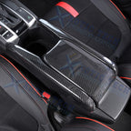 Carbon Fiber Pattern Center Armrest Box Panel Trim for Honda Civic (2016-2021)