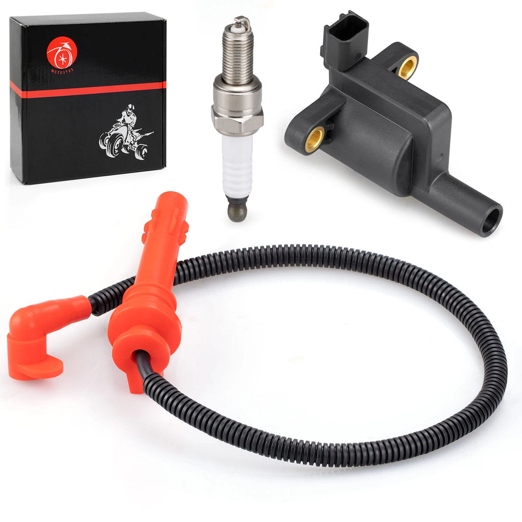 Ignition Coil with Wire Cap & Spark Plug for Polaris Ranger 570 RZR 570 ACE 570 (2015–2021)