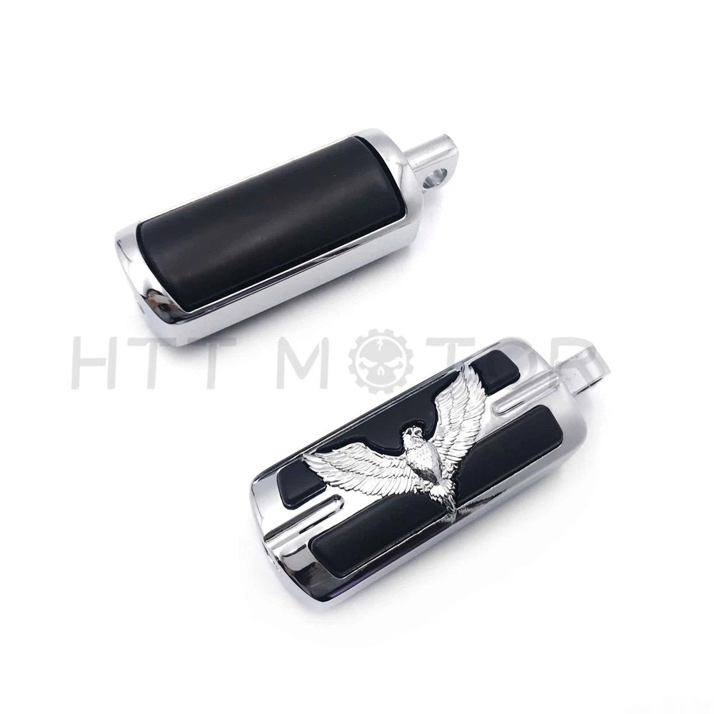 Pair Eagle Foot Pegs for Harley Touring (Male Peg Mount)