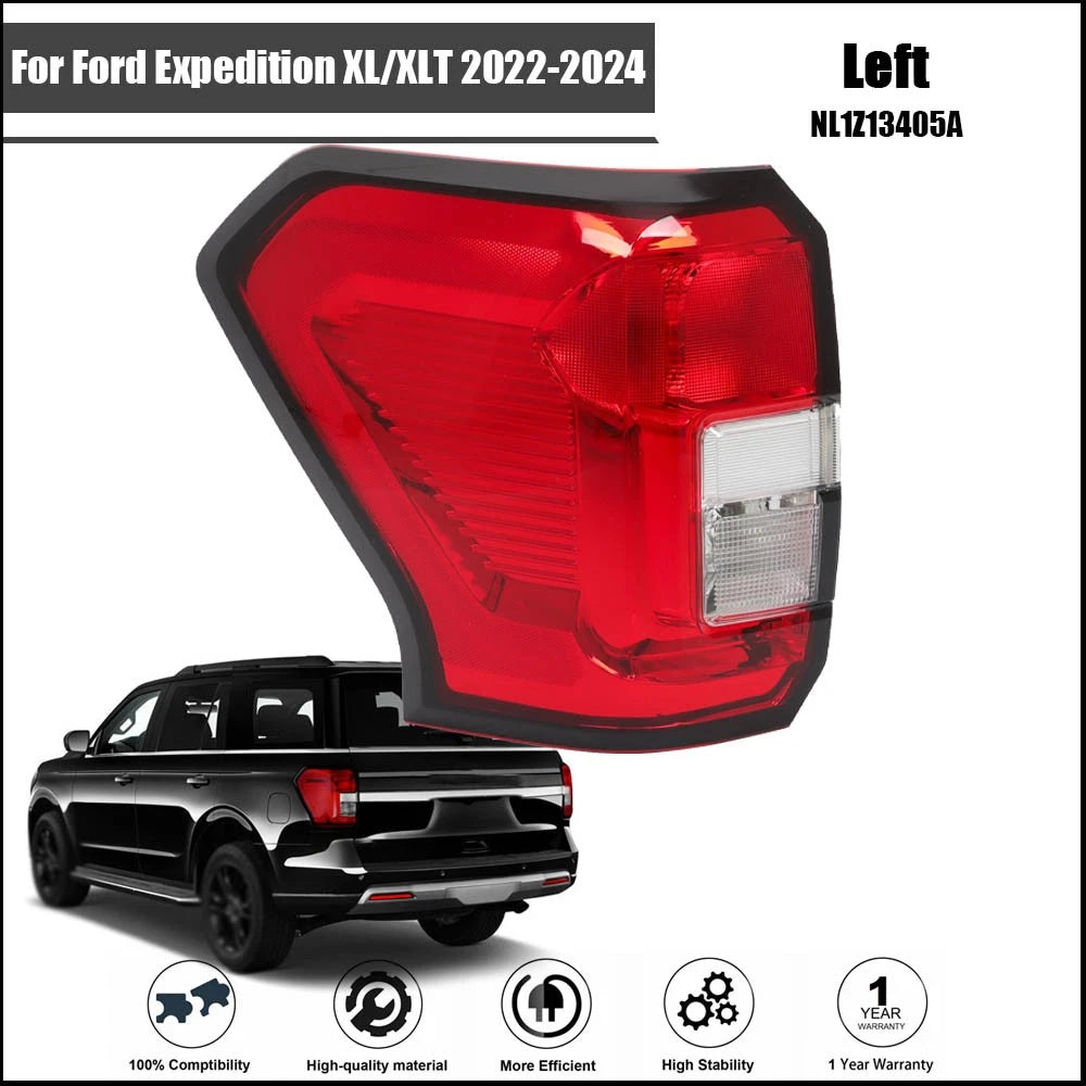 Tail Light Assembly for Ford Expedition XL/XLT (2022–2024) Left Side Halogen