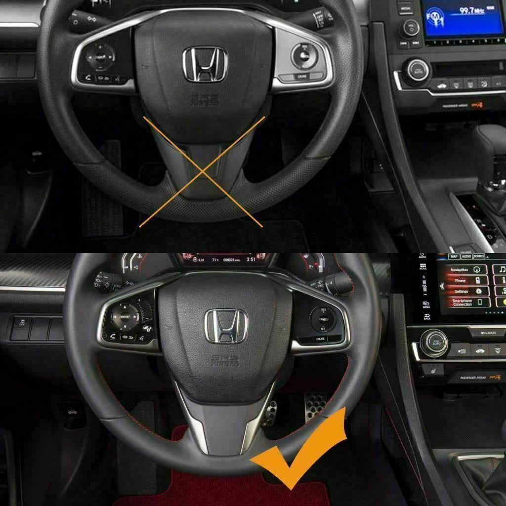 Carbon Fiber Texture Gear Shift Frame for Honda Civic 2016-2021