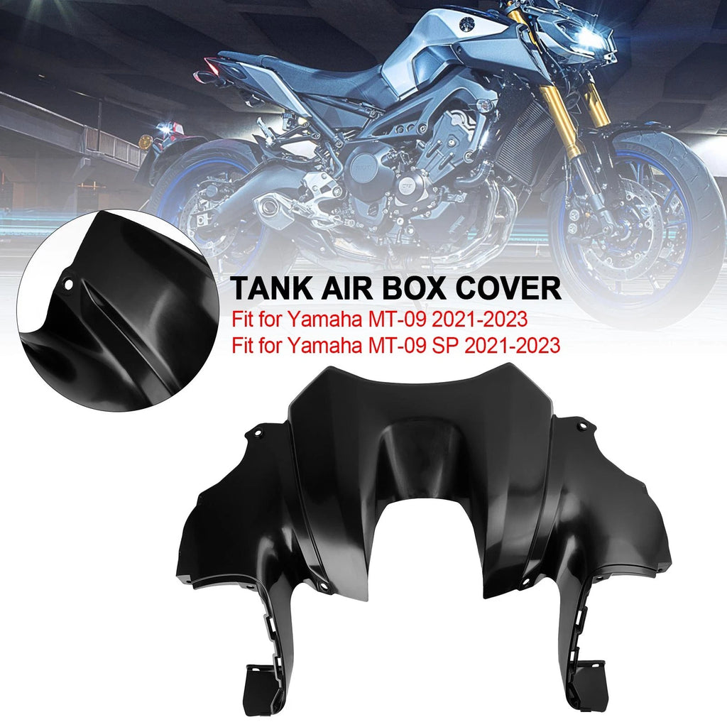 Unpainted Front Tank Air Box Cover for Yamaha MT-09/MT-09 SP (2021–2023)