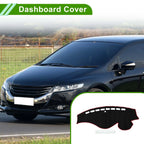 Dashboard Cover Mat for Honda Odyssey 2009-2014 Sun Protector Pad Black Red