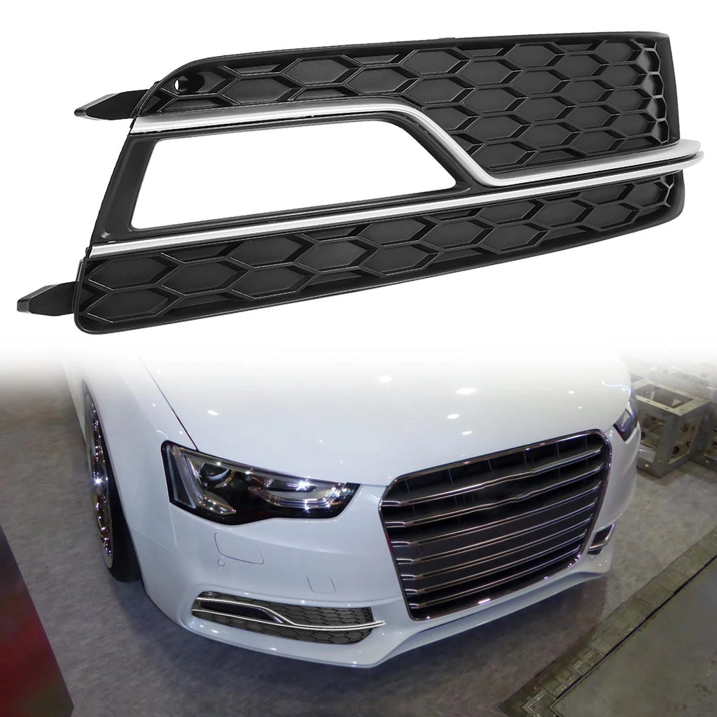 Front Right Fog Light Grille Cover for Audi S5 (2013–2017) 8T0807682M 8T0807682P
