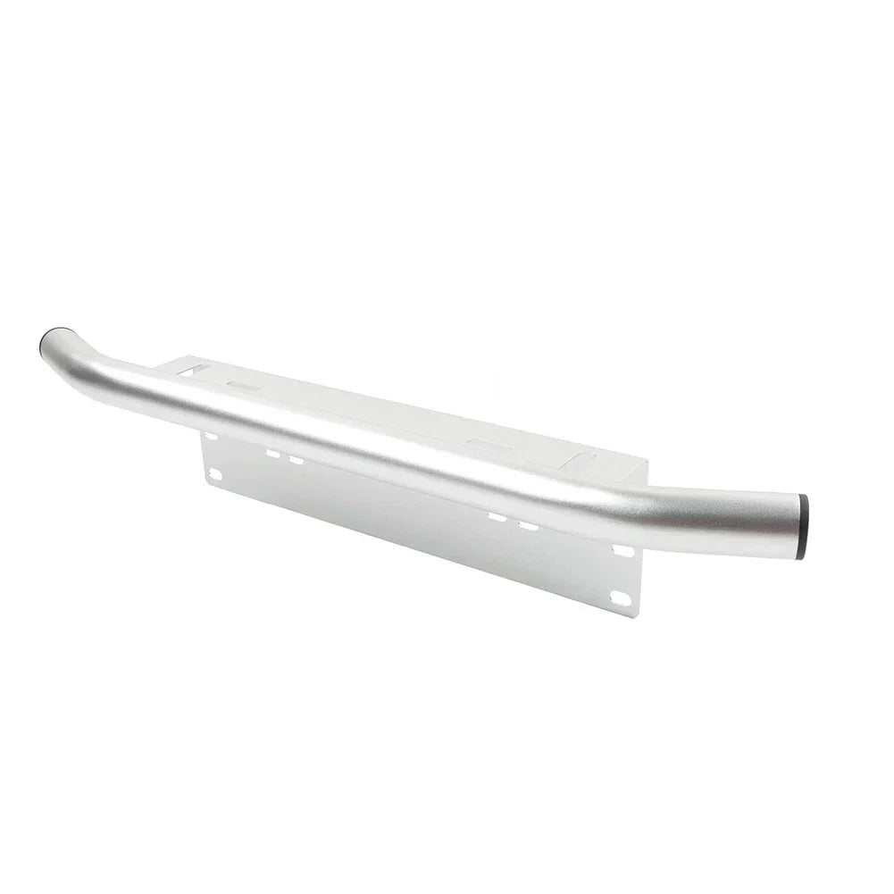 Silver Bull Bar Front License Plate Mount Bracket for Off-Road Lights