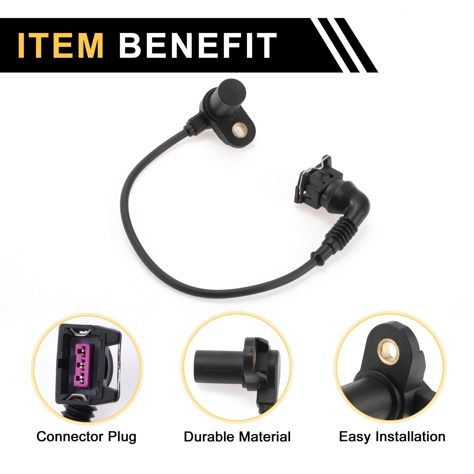 1 Pc Crankshaft Position Sensor No.12147539171 for BMW M3 Coupe (2000–2006)