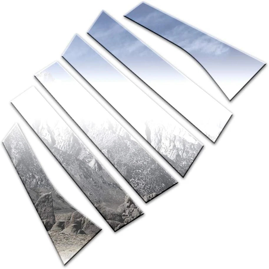 Luxury FX Chrome Pillar Post Set 6pc for 2013–2019 Ford Escape