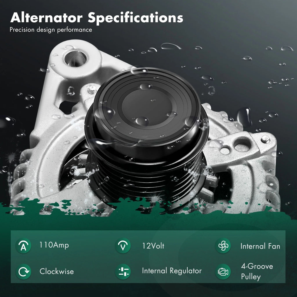 Alternator 100A for Toyota Camry (2007–2016), Highlander (2008–2013) 104210-4830