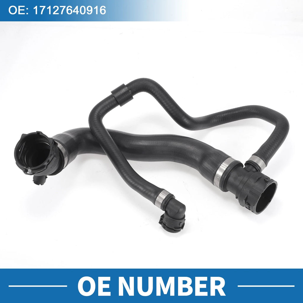 Engine Radiator Hose No. 17127640916 for BMW 528i (2012–2016) Rubber Black