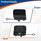 Rear Car Bumper Tow Hook Cover for Mercedes-Benz (2016–2020) No.A2058853303 Caliche Blue