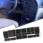 Climate Control Decals for Push Button Type Vehicles