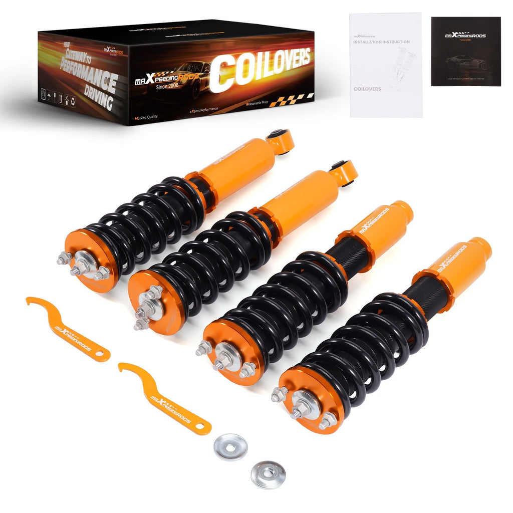 Set of 4 Coilovers for Honda CR-V (1996–2001) Adjustable Height