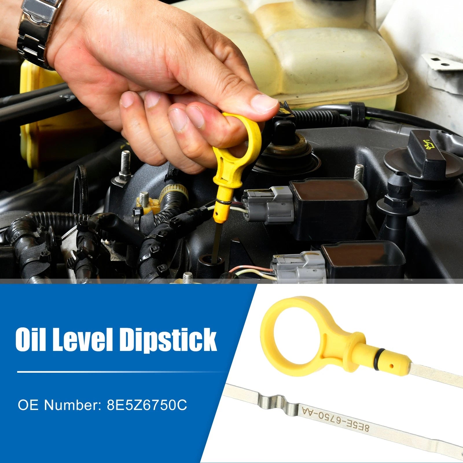 Engine Oil Dipstick for Ford Escape Hybrid Limited (2005–2012) No. 8E5Z6750C