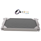 Set of 4 Row Aluminum Radiator Shroud Fan for Dodge Ram 2500 3500 5.9L (1994–2002) EC1553