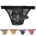2X Latex See-Through T-Briefs for Costume & Dance Events