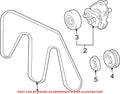 Serpentine Belt for Lexus 4.0L 4.3L 4.7L V8 (2000–2023)