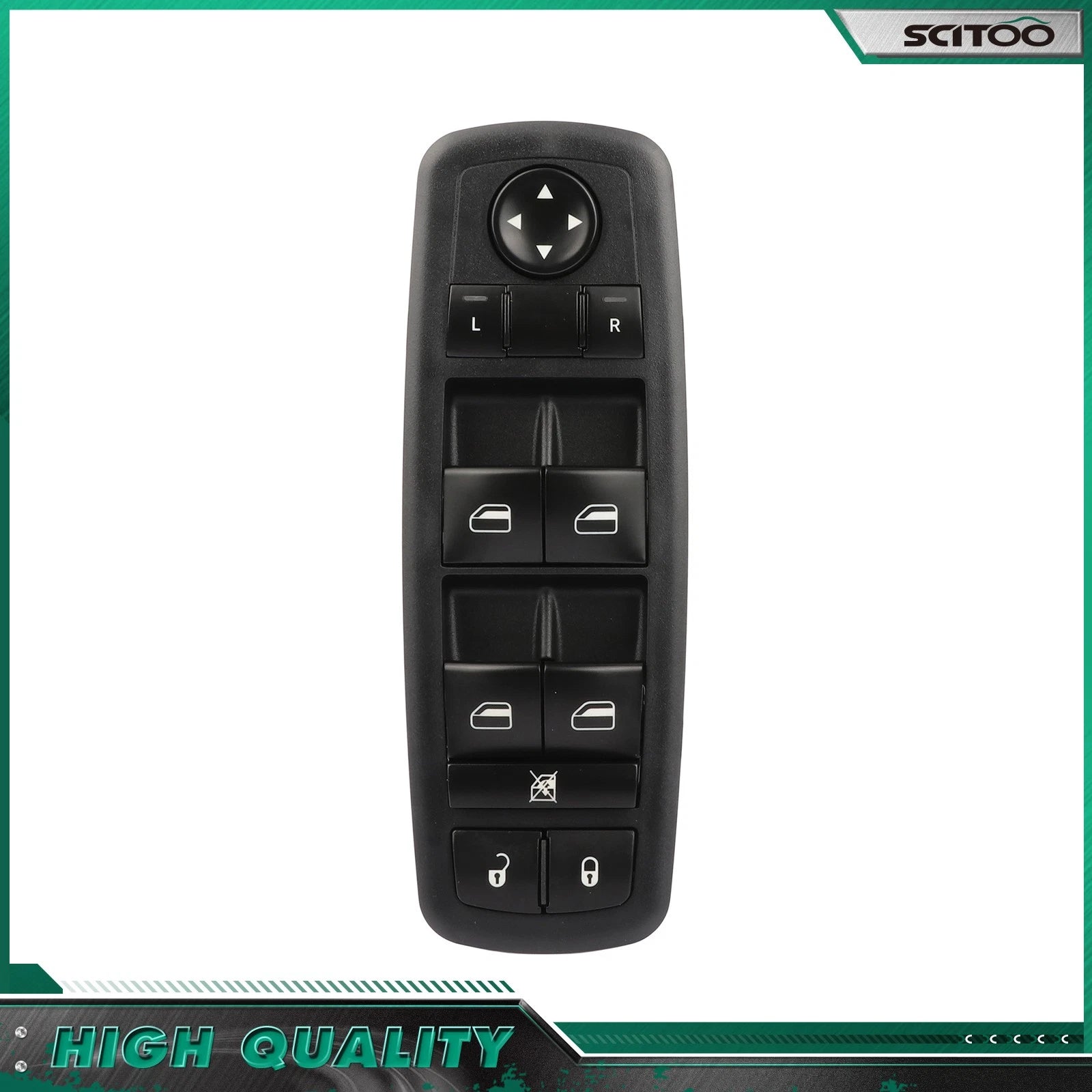 Window Switch for Dodge Grand Caravan (2008–2009) w/o Auto w/ Power Sliding Door
