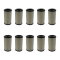 Set of 10 Outer Air Filters for Kubota RTV400 RTV500 (Fits 6A100-82630)