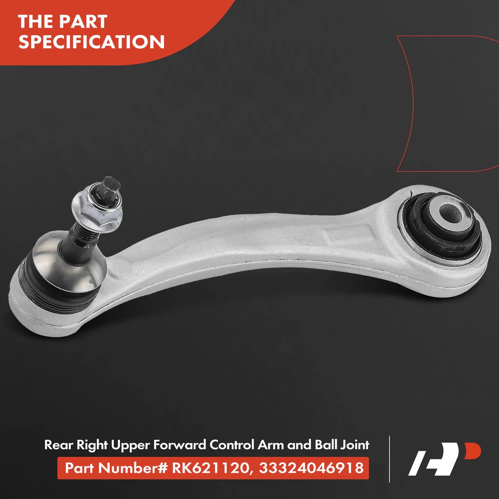 2X Rear Upper Control Arm Ball Joint for BMW X5 X6 (2007–2019)