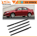 Set of 4 Window Weatherstrip Seals for Toyota Corolla (2009–2012)