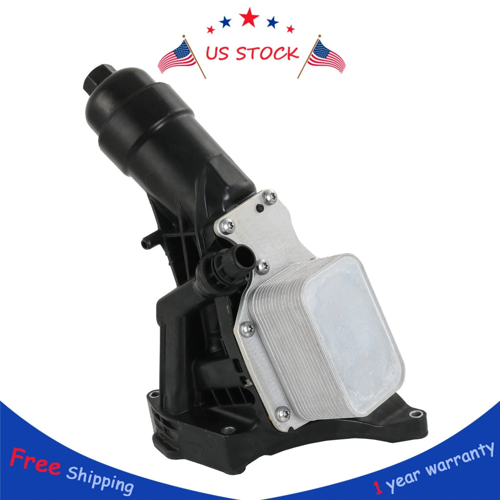 Engine Oil Cooler Filter Housing with Gasket for BMW F22 F23 F30 F31 F34 G01 G30 (2012–2022)