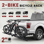 2-Bike Hitch Mount Rack for Car Truck SUV 2" Receiver