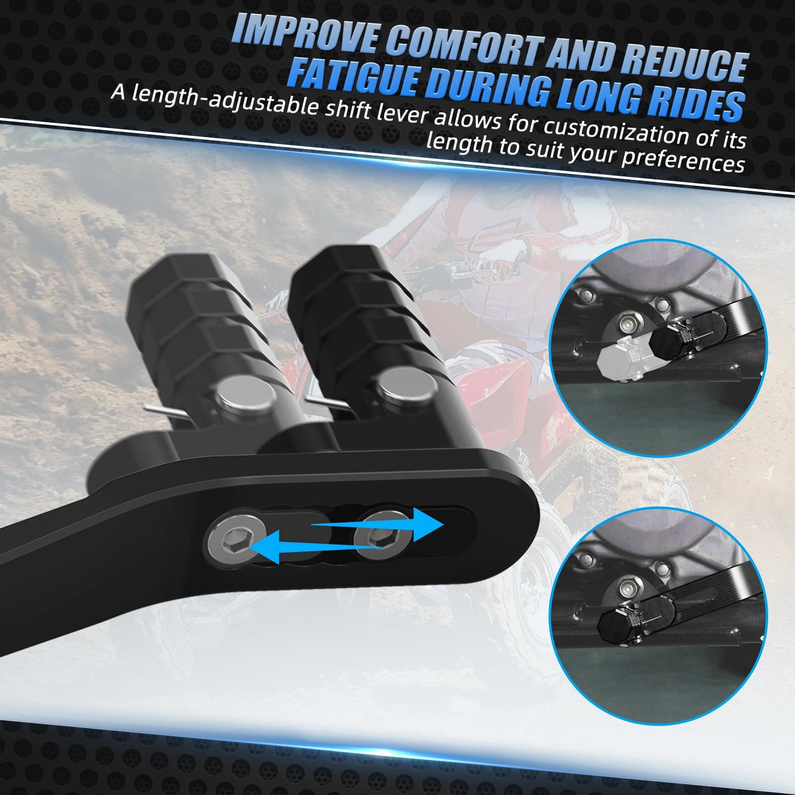 Gear Shift Pedal Shifter for Honda TRX450R/TRX450ER (2004–2009)