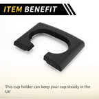 Center Console Cup Holder Pad for Ford F-150 (2004–2014) Black