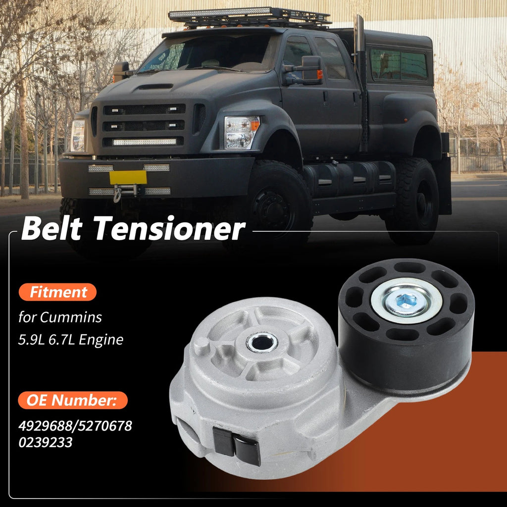Drive Belt Tensioner Pulley for Ford F650 F750 Freightliner B2 M2 (No.4929688)