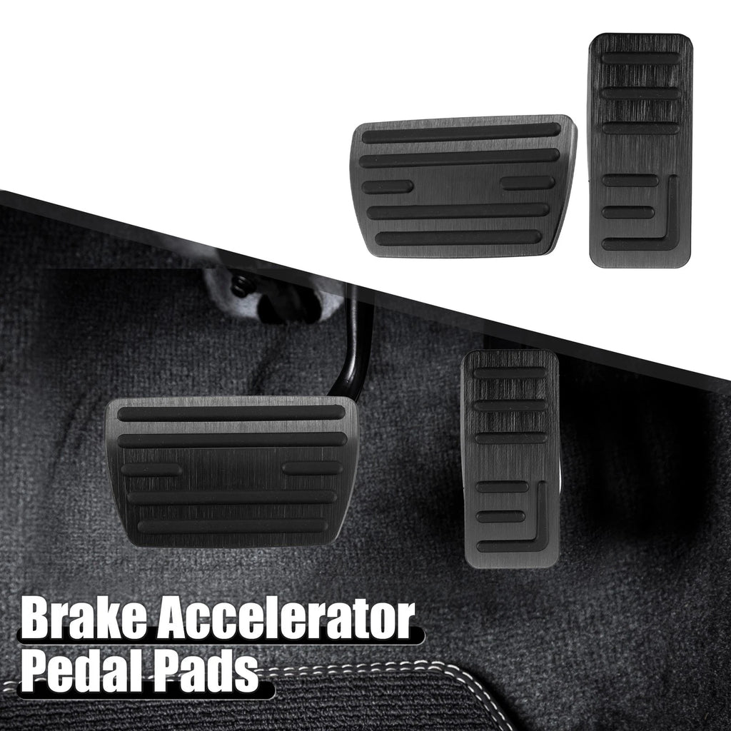 2X Non-Slip Metal Foot Pedal Covers for Honda HR-V Vezel RV3 (2014–2021)