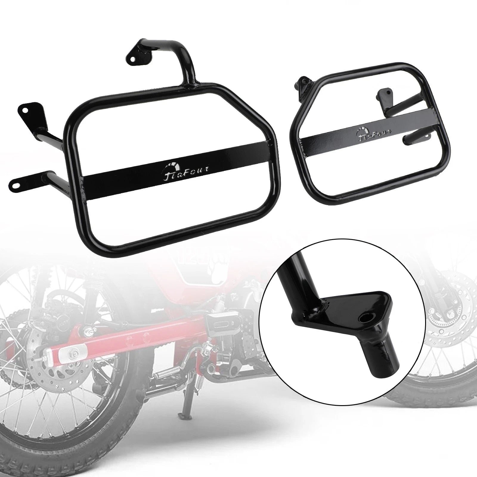 Luggage Rack Side Saddle Bag Mount Bracket for Honda CT125 (2020–2022)