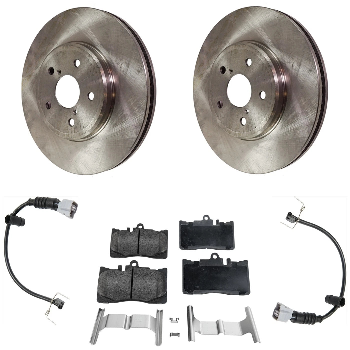 Front Brake Disc Rotors and Pads Kit for Lexus LS430 (2004–2006)