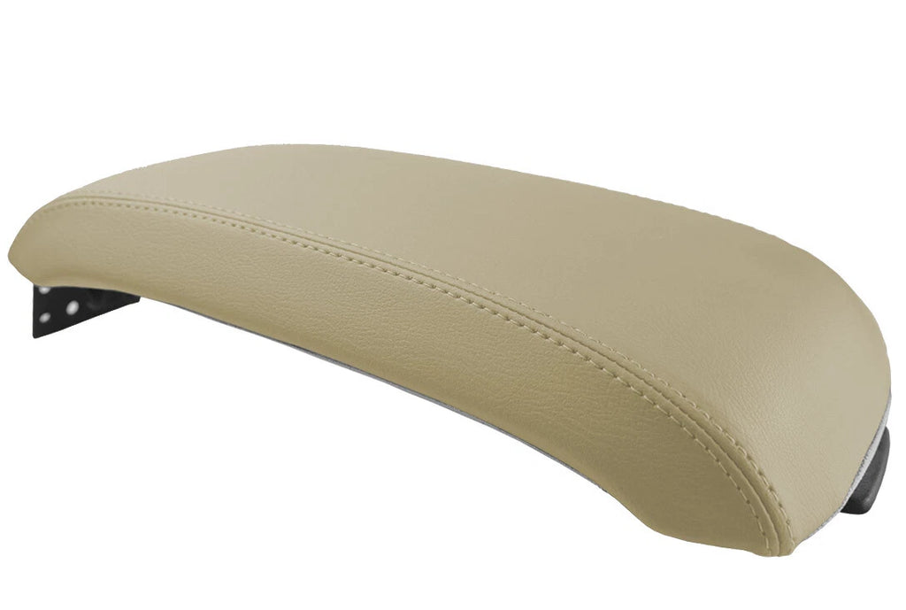 Leather Console Lid Pull Over Armrest Cover for Ford Edge (2007–2010) Beige