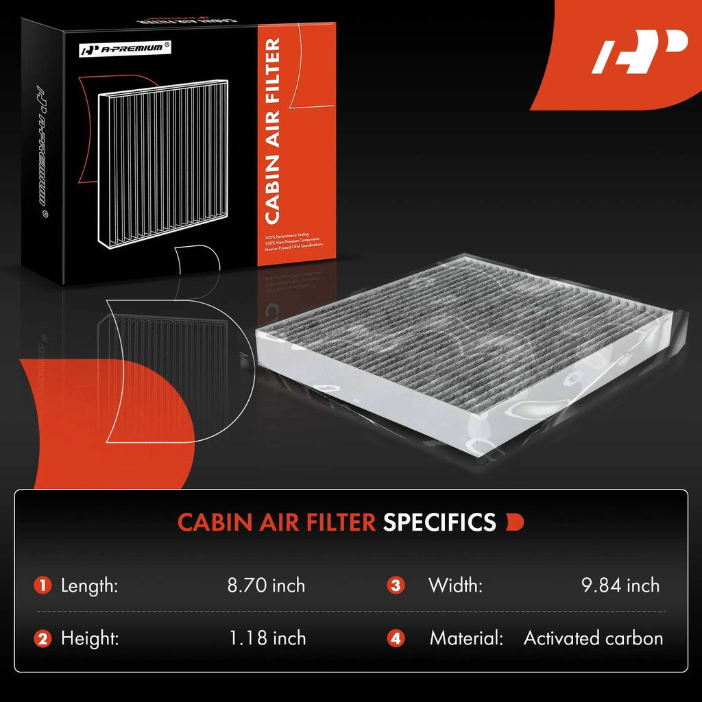 Activated Carbon Cabin Air Filter for Hyundai Sonata Santa Fe Azera (2011–2020)