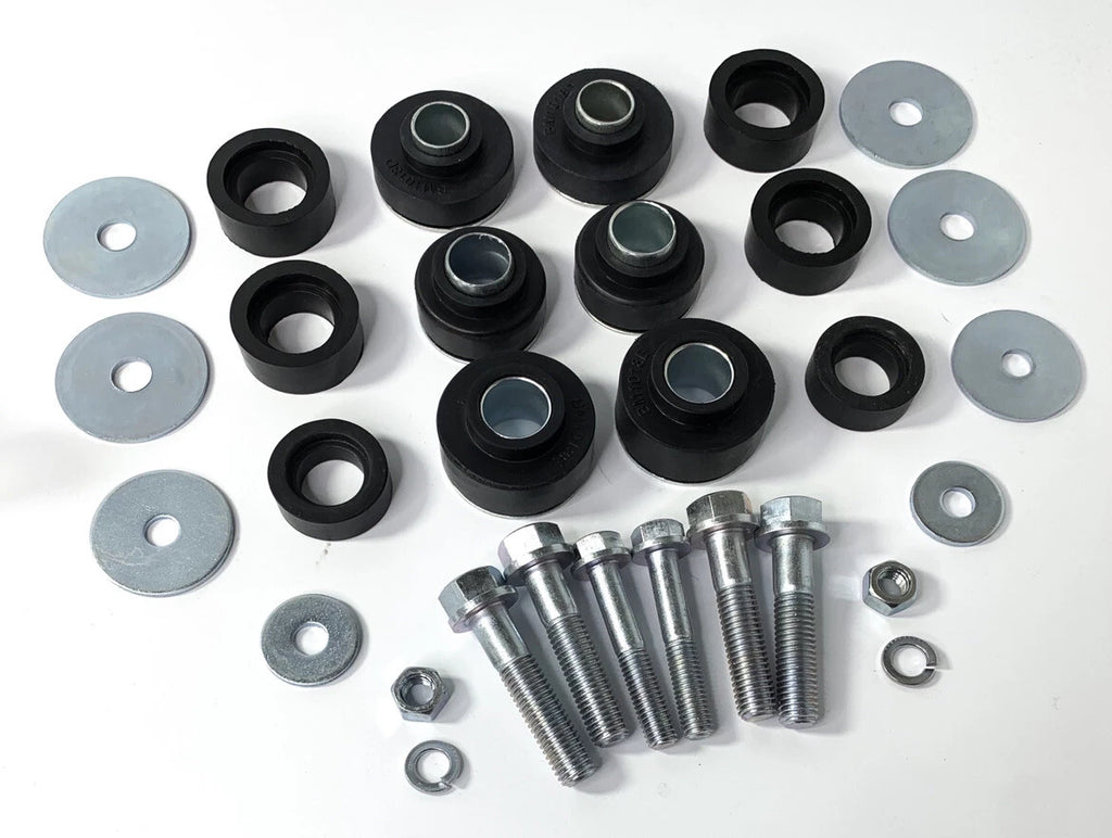 Subframe Body Mount Bushing Kit with Hardware for 1967-1972 Camaro Firebird 69-72 Nova