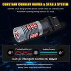 Red Strobe Flash Brake Tail Light Bulbs for RAM 1500 2500 3500 (2014-2016)