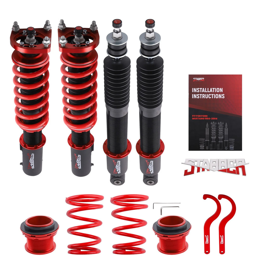 Coilovers 24 Way Adjustable Suspension Kit for Ford Mustang (1994–2004)