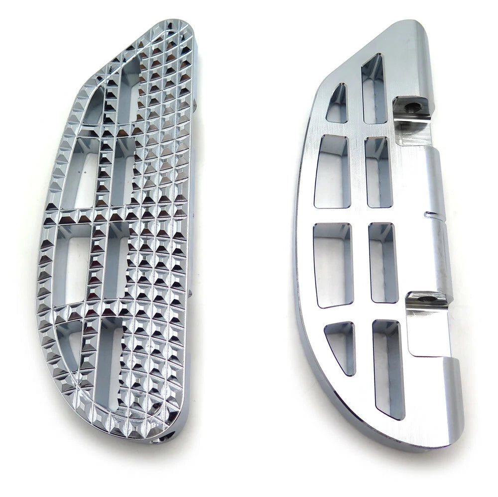Dominator Passenger Floorboard Kit Chrome for Harley Touring Road Glide (1986–2017)