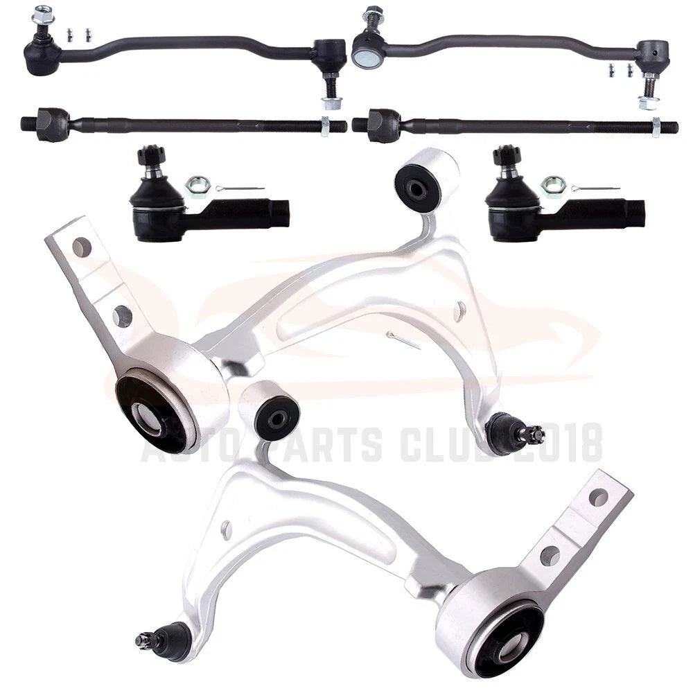8pc Lower Control Arm Ball Joint Tie Rod Kit for Nissan Altima Maxima 