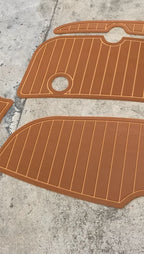 EVA Foam Pad Faux Teak Boat Deck Floor Mat for Yamaha SX 230 SR 230 AR 230 (2007–2009)