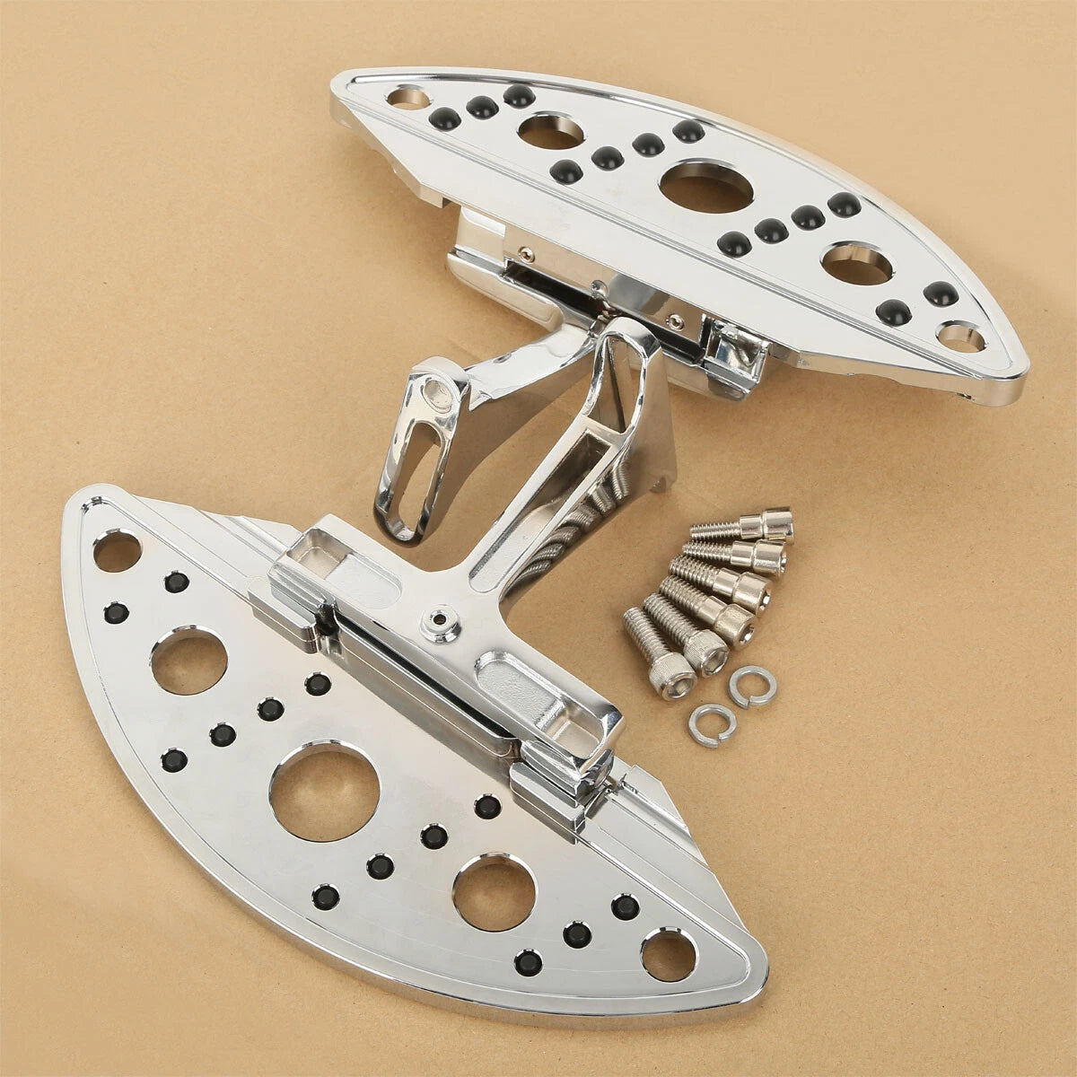 Semi-Circle Passenger Floorboard for Harley Electra Glide (1980–2023)