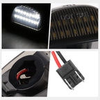 Nuvision White LED License Plate Lights for Silverado/Sierra/Tahoe/Yukon (1999–2013)