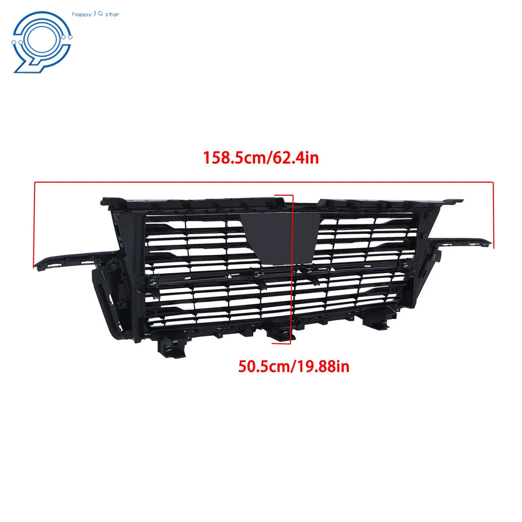 Front Bumper Upper Grille Gloss Black for Cadillac Escalade (2021–2023) 84830320