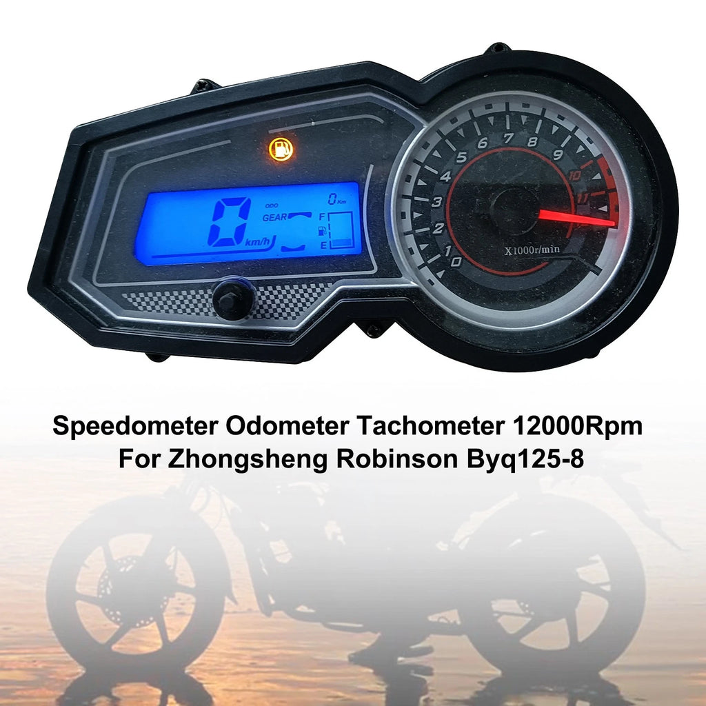 Speedometer Tachometer Odometer for Zhongsheng Robinson BYQ125-8 (2008–2018)