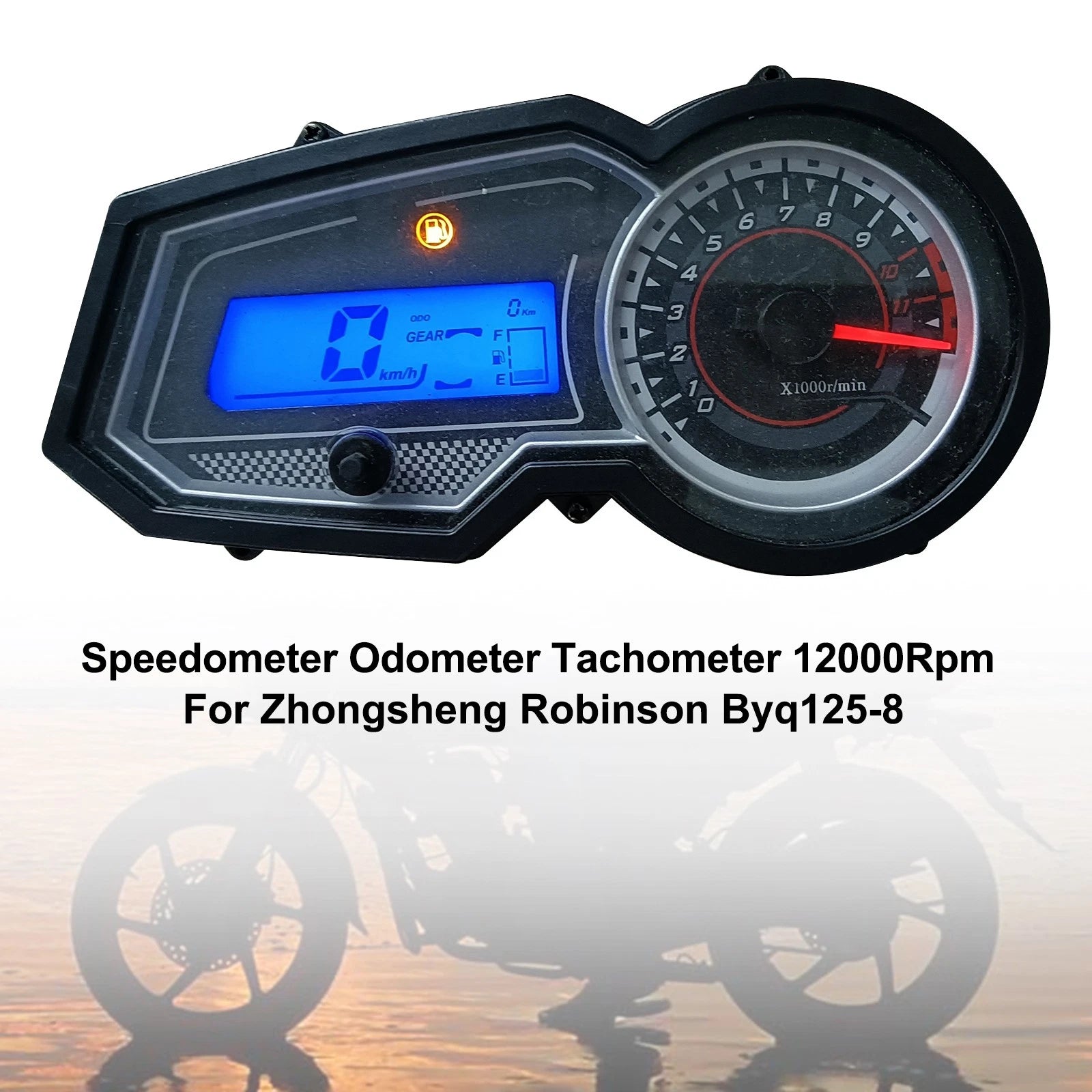 Speedometer Tachometer Odometer for Zhongsheng Robinson BYQ125-8 (2008–2018)